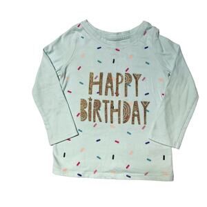 Cat & Jack Happy Birthday Shirt Size 3T